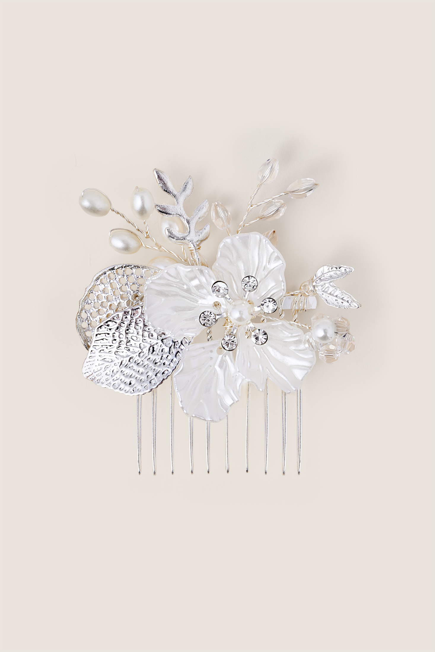 FLEUR SILVER HAARKAMM