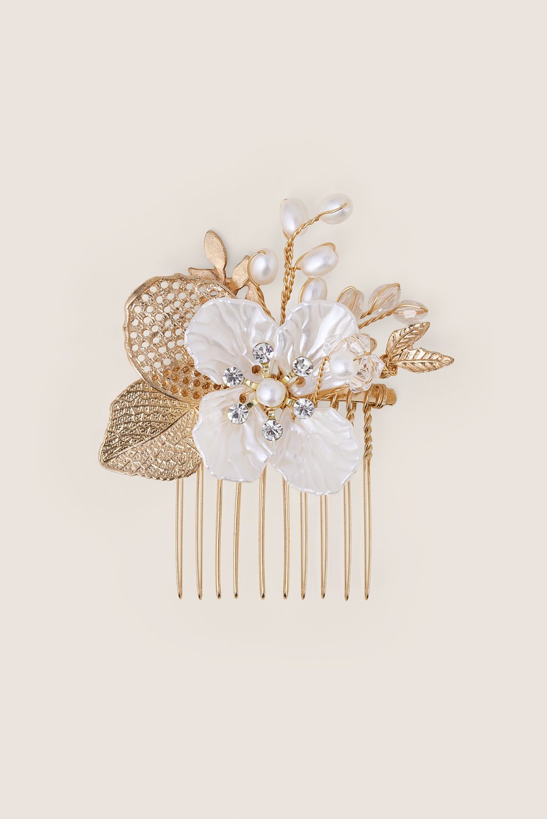FLEUR GOLD HAARKAMM – MALLOE Brautmode Berlin